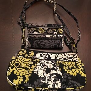 Authentic Vera Bradley Baroque purse and wallet